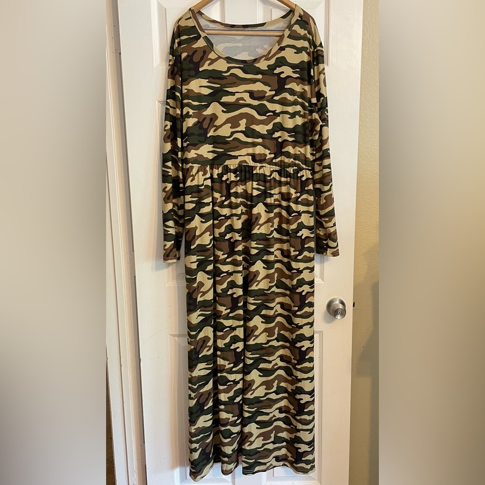 Camo Maxi Dress